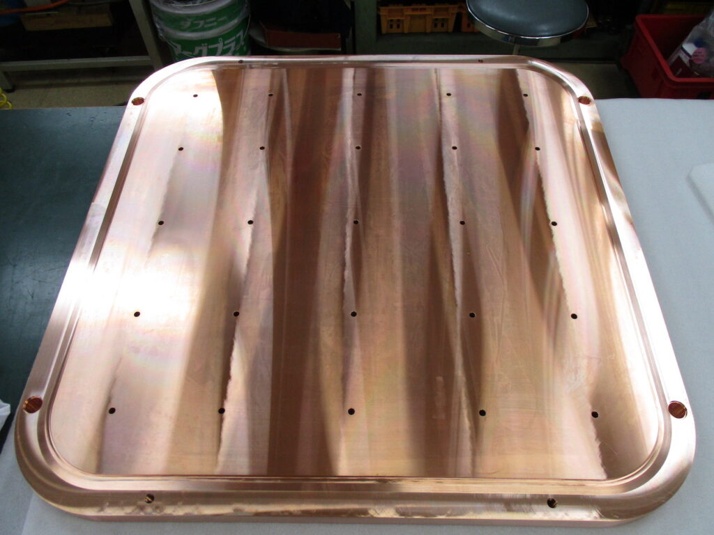 Square backing plate (pure copper)
