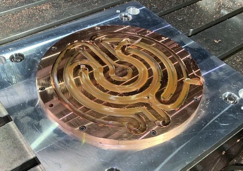 copper backing plate